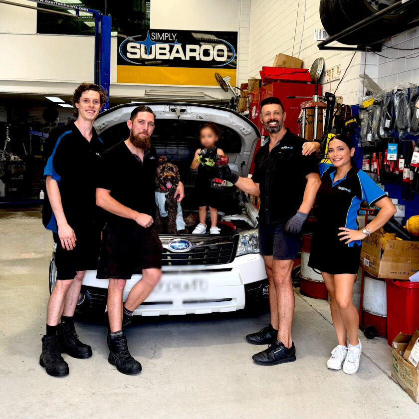 Simply Subaroo staff in the workshop